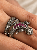 Anillo Carmesí- Rubí