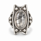 Anillo Grafitti - Cuarzo Rutilado