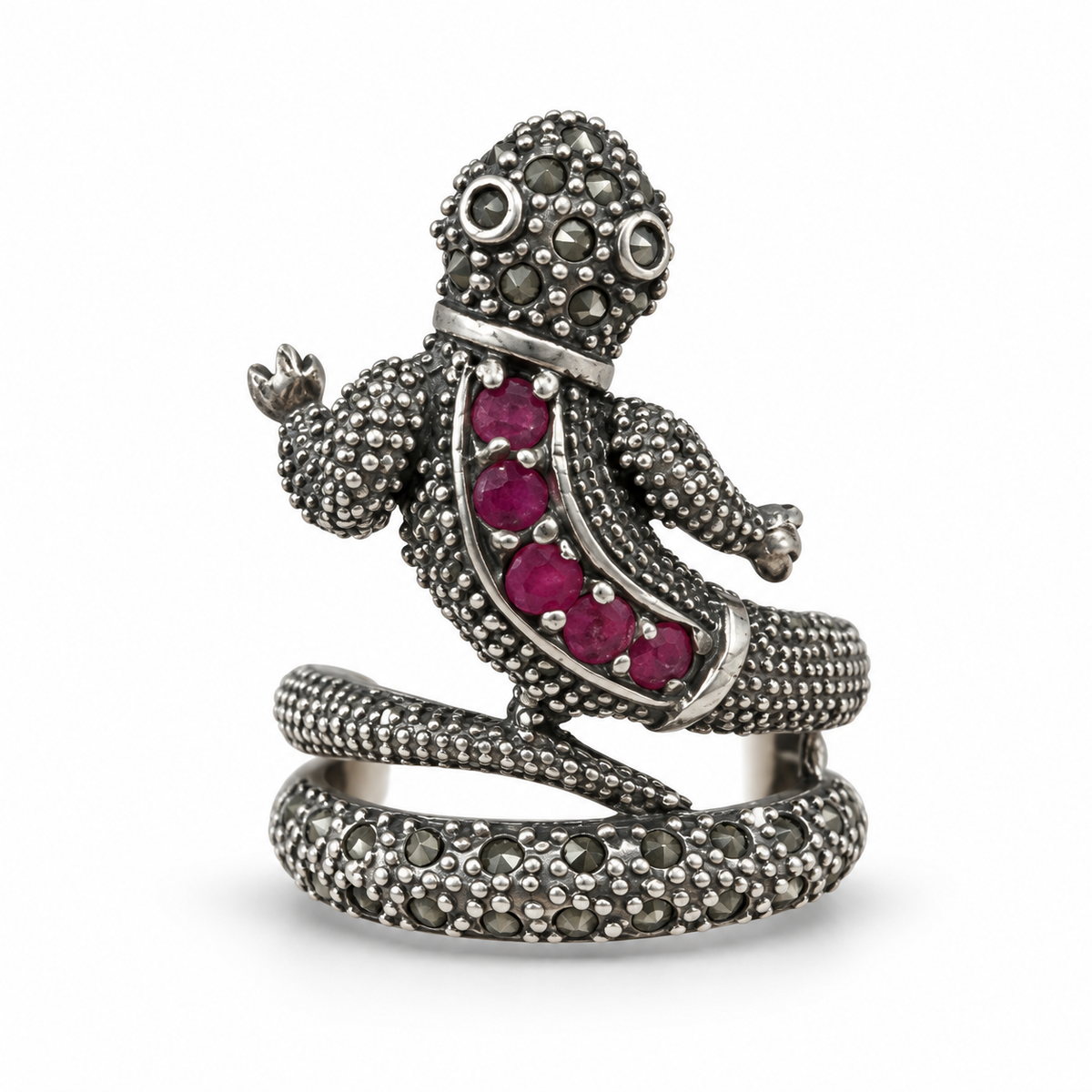 Anillo Carmesí- Rubí