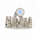Anillo Selene - Piedra Luna