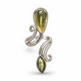 Anillo Solara - Ámbar y Labradorita