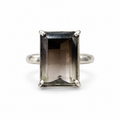 Anillo Gaia - Cuarzo ahumado