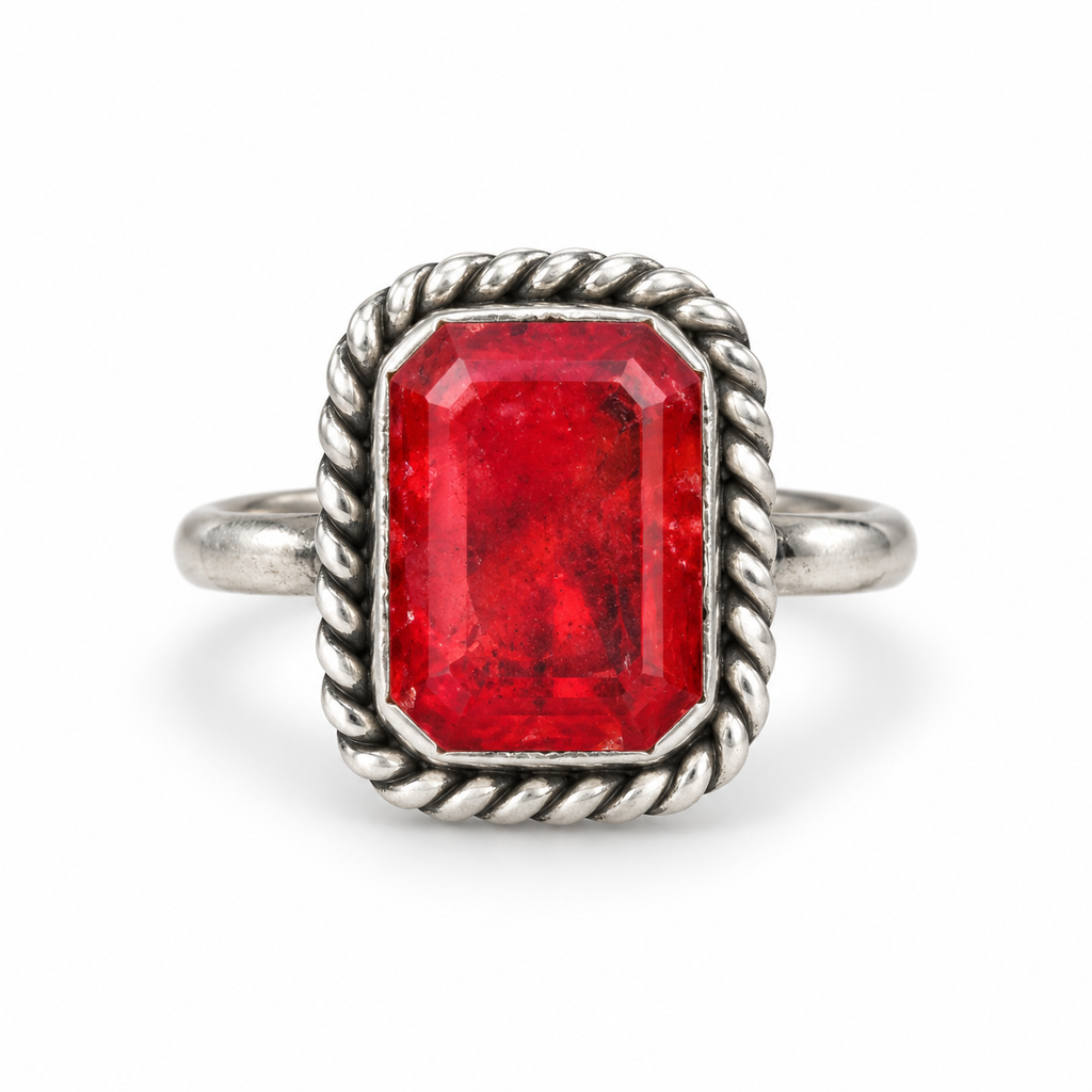 Anillo Carmesí - Rubí