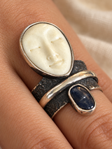 Anillo Dual - Tanzanita